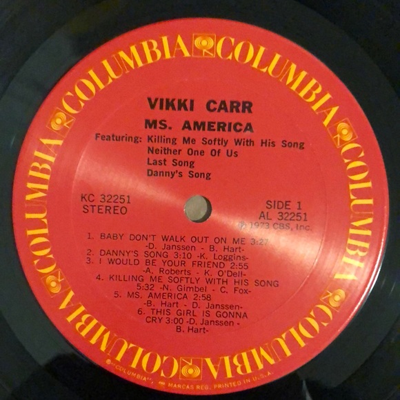 Vikki Carr Ms. America Vinyl Lp '73 - Picture 2 of 8
